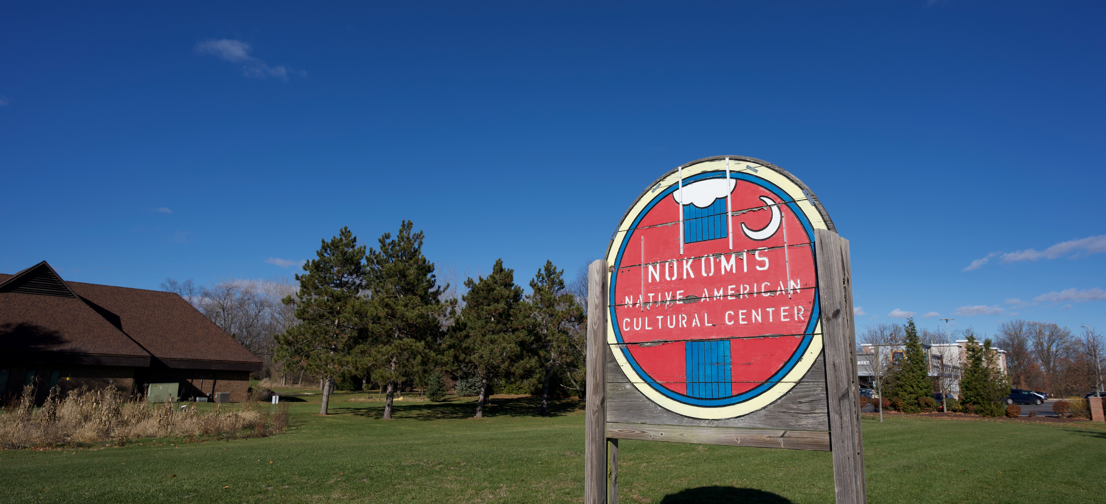 Nokomis Cultural Center Sign